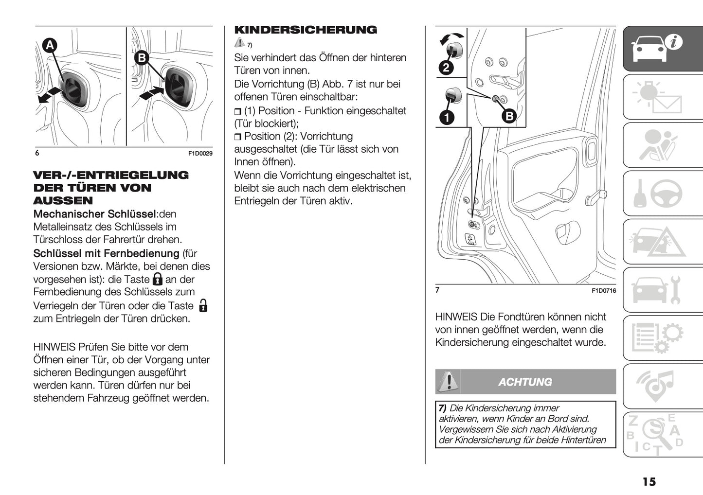 2026 Fiat Panda/Pandina Owner's Manual | German
