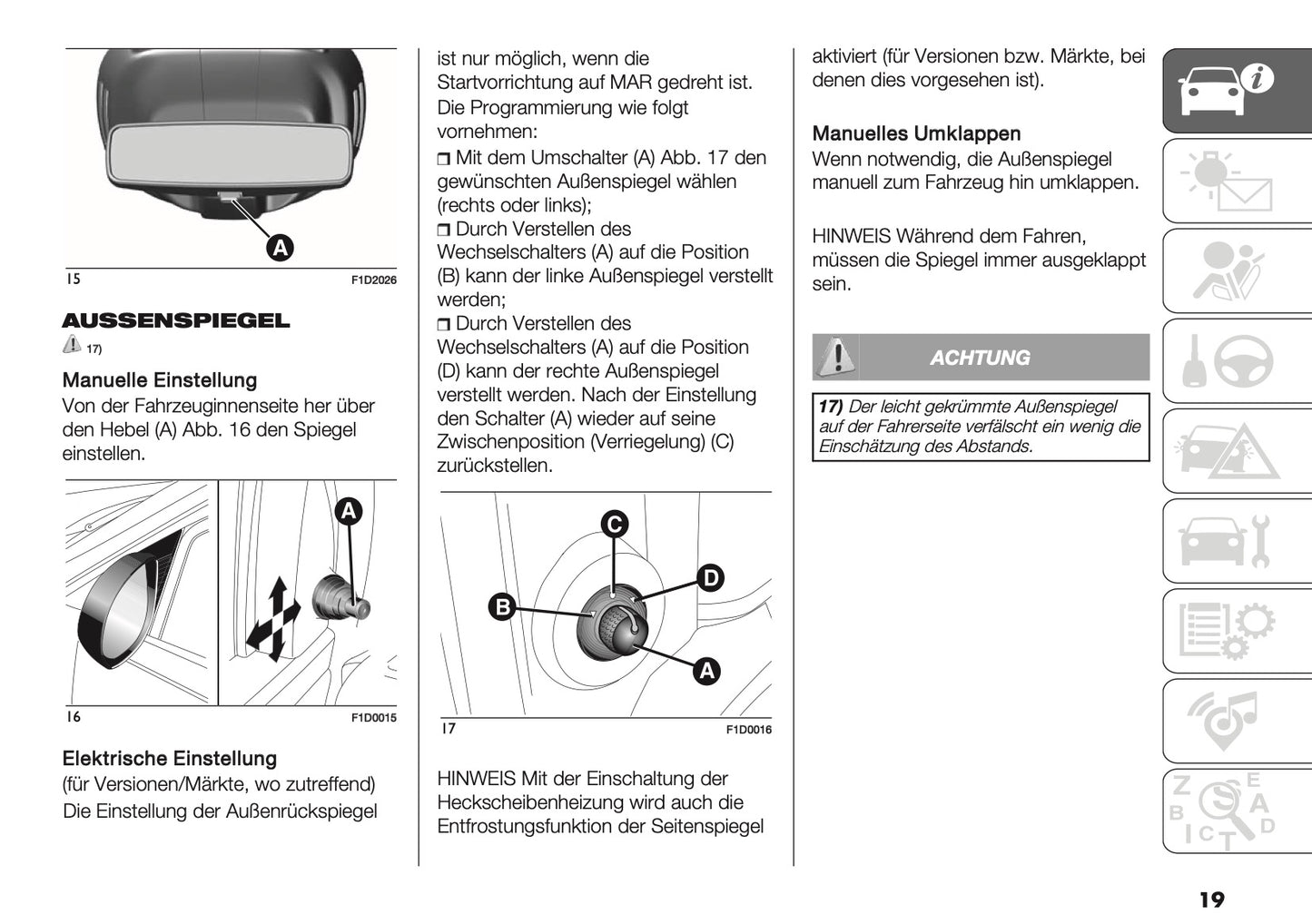 2026 Fiat Panda/Pandina Owner's Manual | German