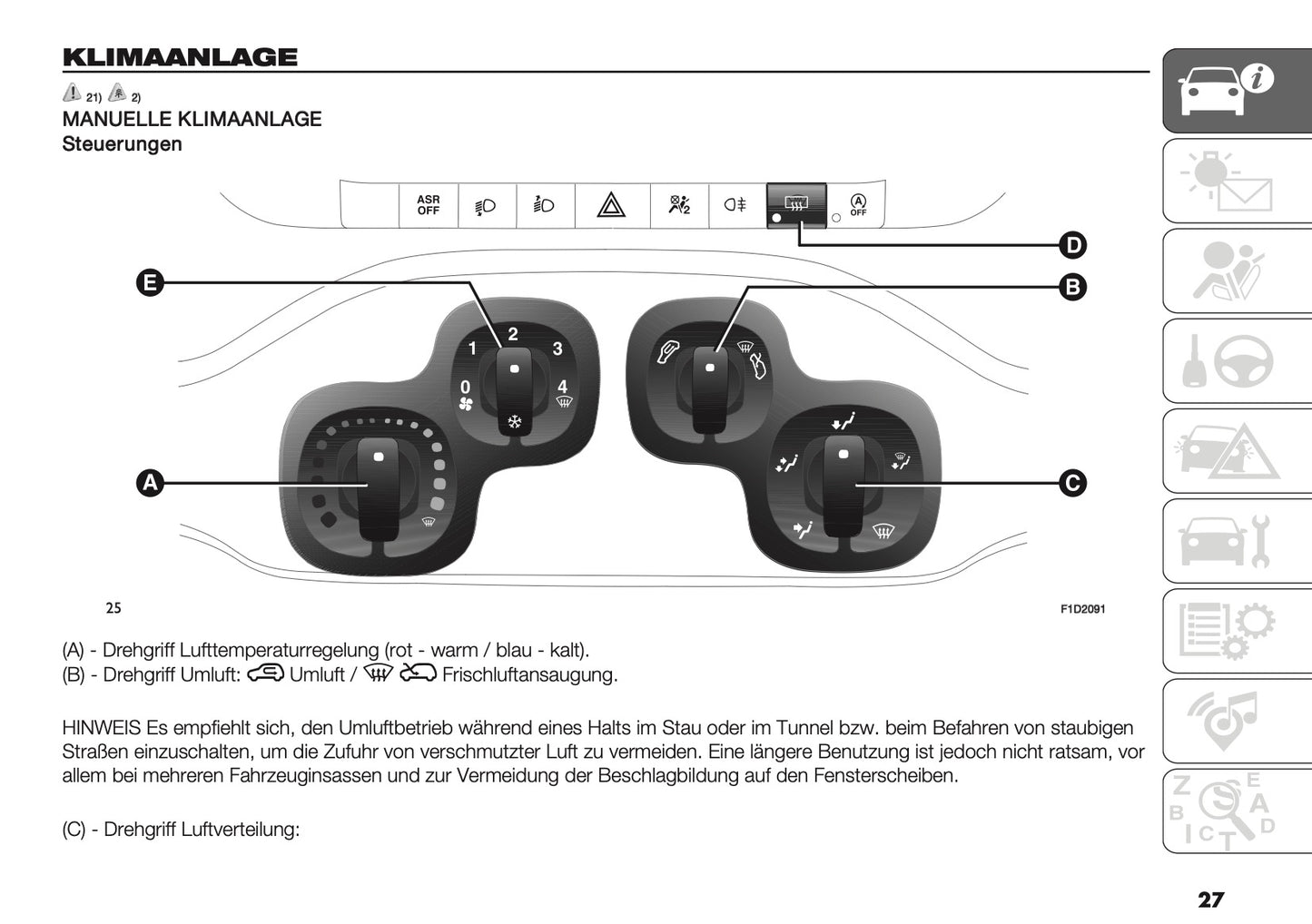2026 Fiat Panda/Pandina Owner's Manual | German