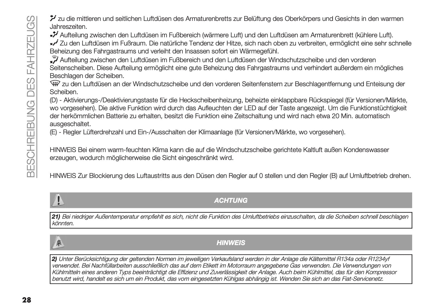 2026 Fiat Panda/Pandina Owner's Manual | German