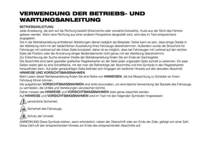 2026 Fiat Panda/Pandina Owner's Manual | German