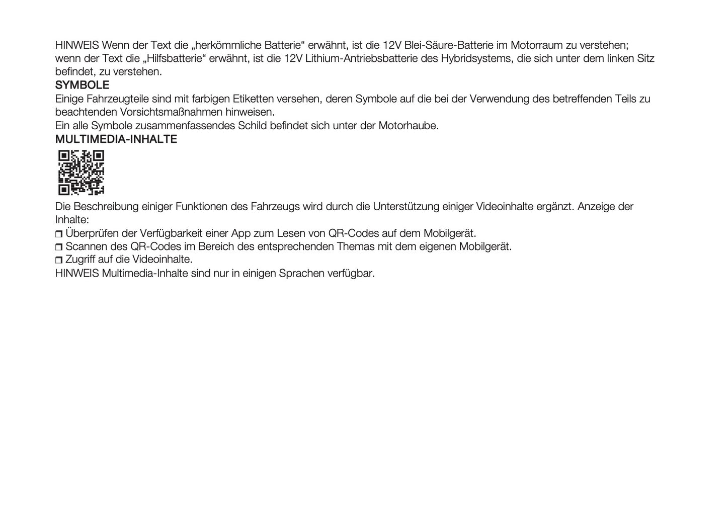 2026 Fiat Panda/Pandina Owner's Manual | German