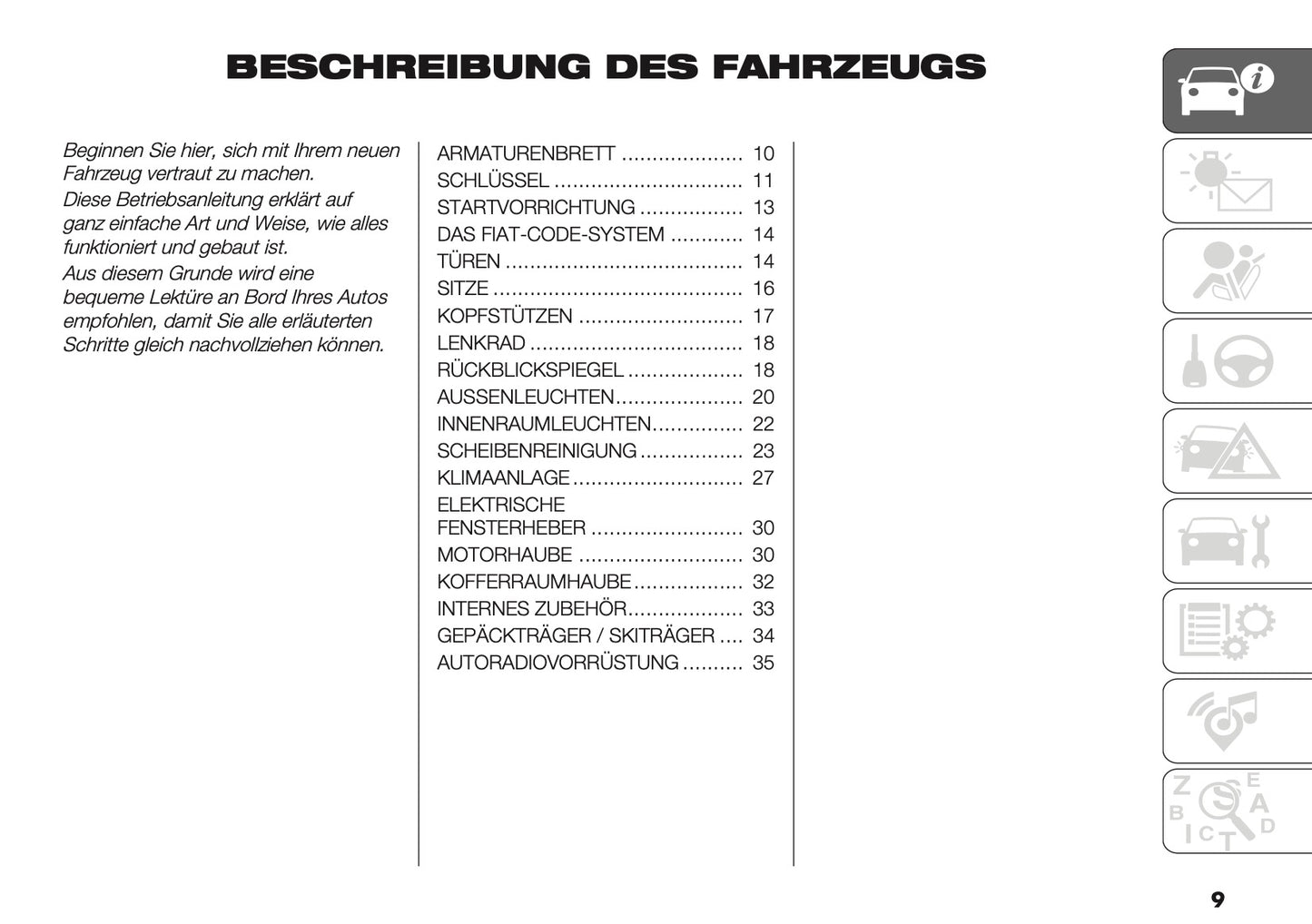 2026 Fiat Panda/Pandina Owner's Manual | German