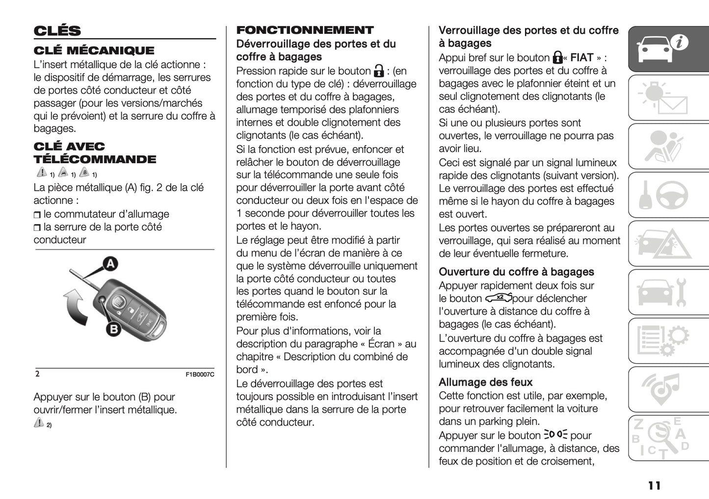 2024-2025 Fiat Panda/Panda Cross Manuel du propriétaire | Français