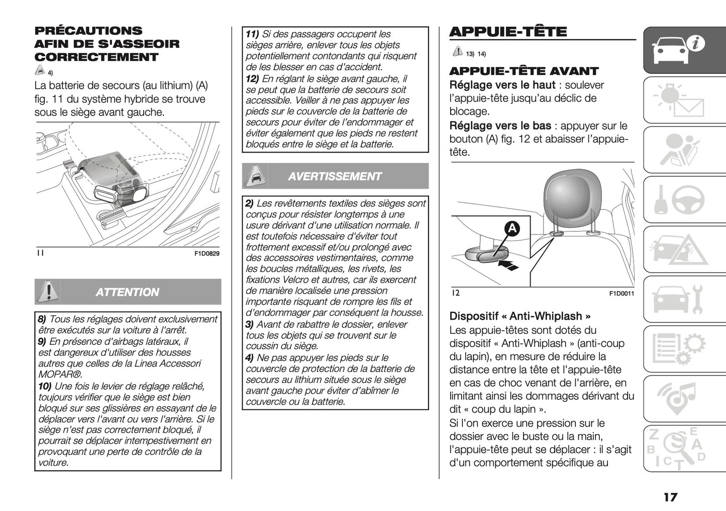 2024-2025 Fiat Panda/Panda Cross Manuel du propriétaire | Français
