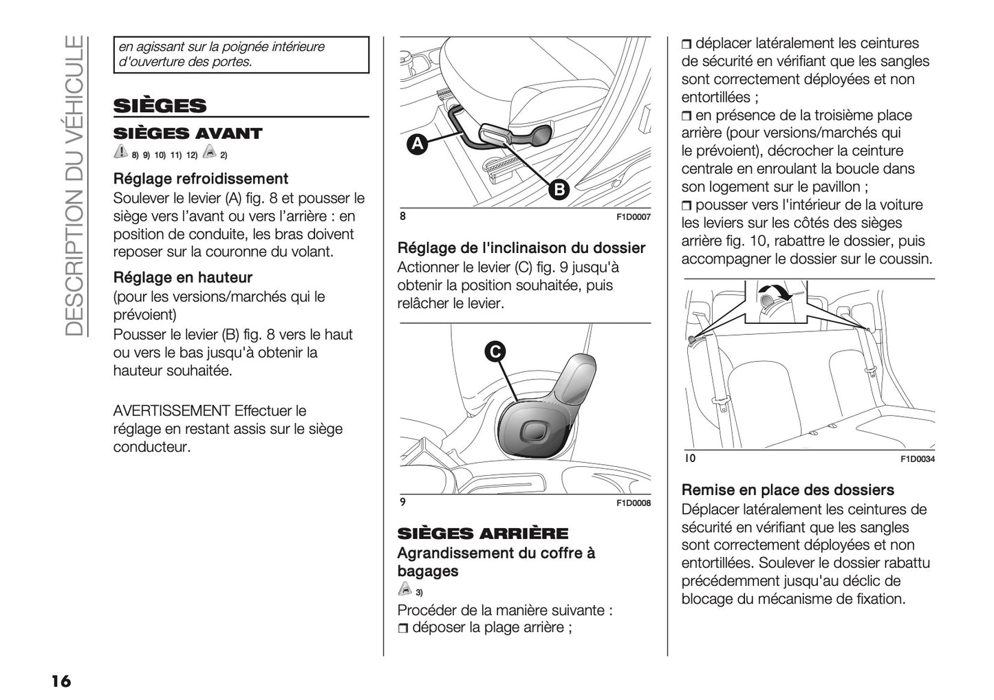 2025-2026 Fiat Panda/Pandina Owner's Manual | French