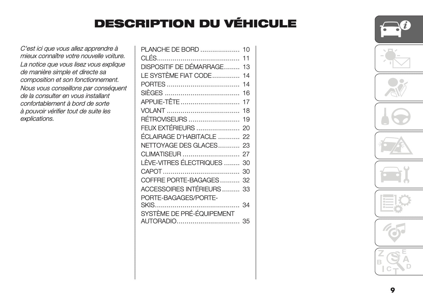 2025-2026 Fiat Panda/Pandina Owner's Manual | French