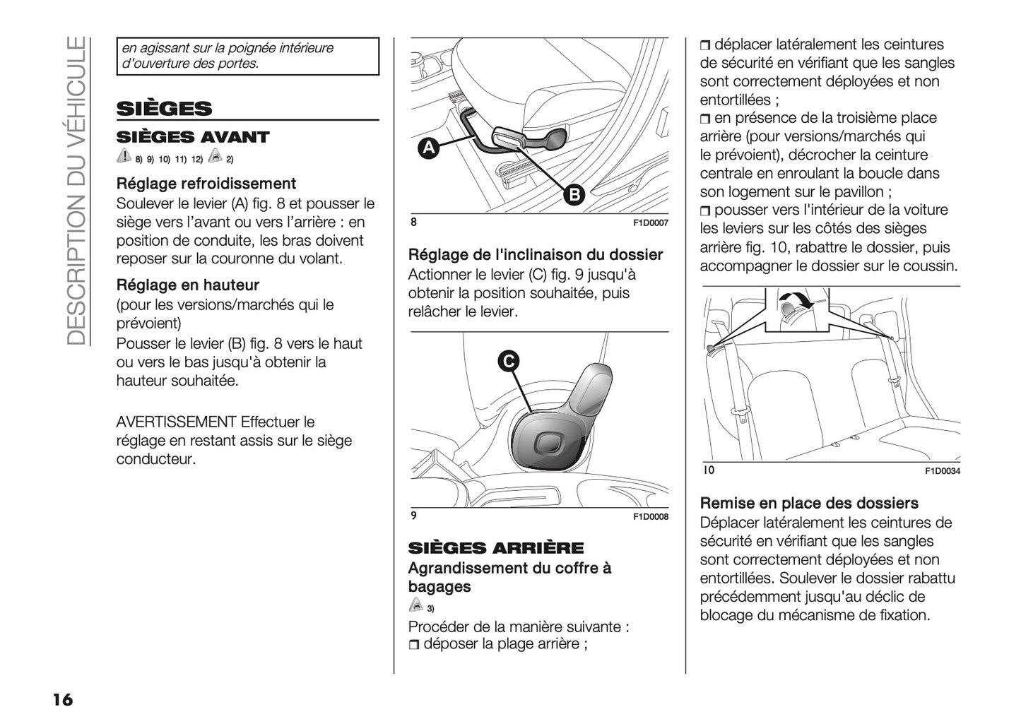2026 Fiat Panda/Pandina Owner's Manual | French