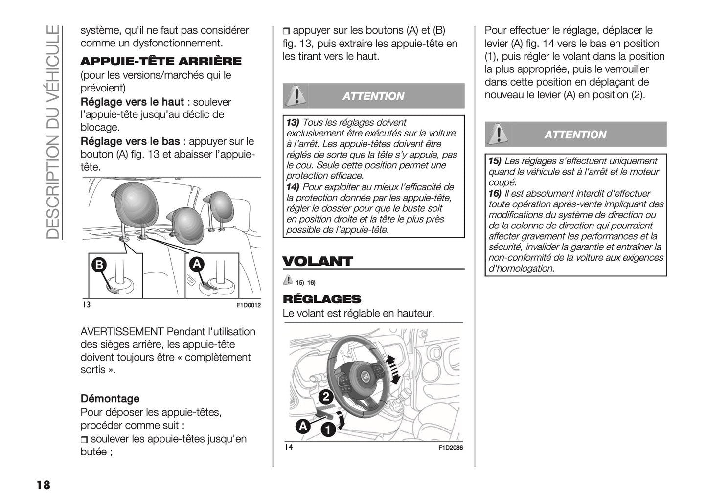 2026 Fiat Panda/Pandina Owner's Manual | French