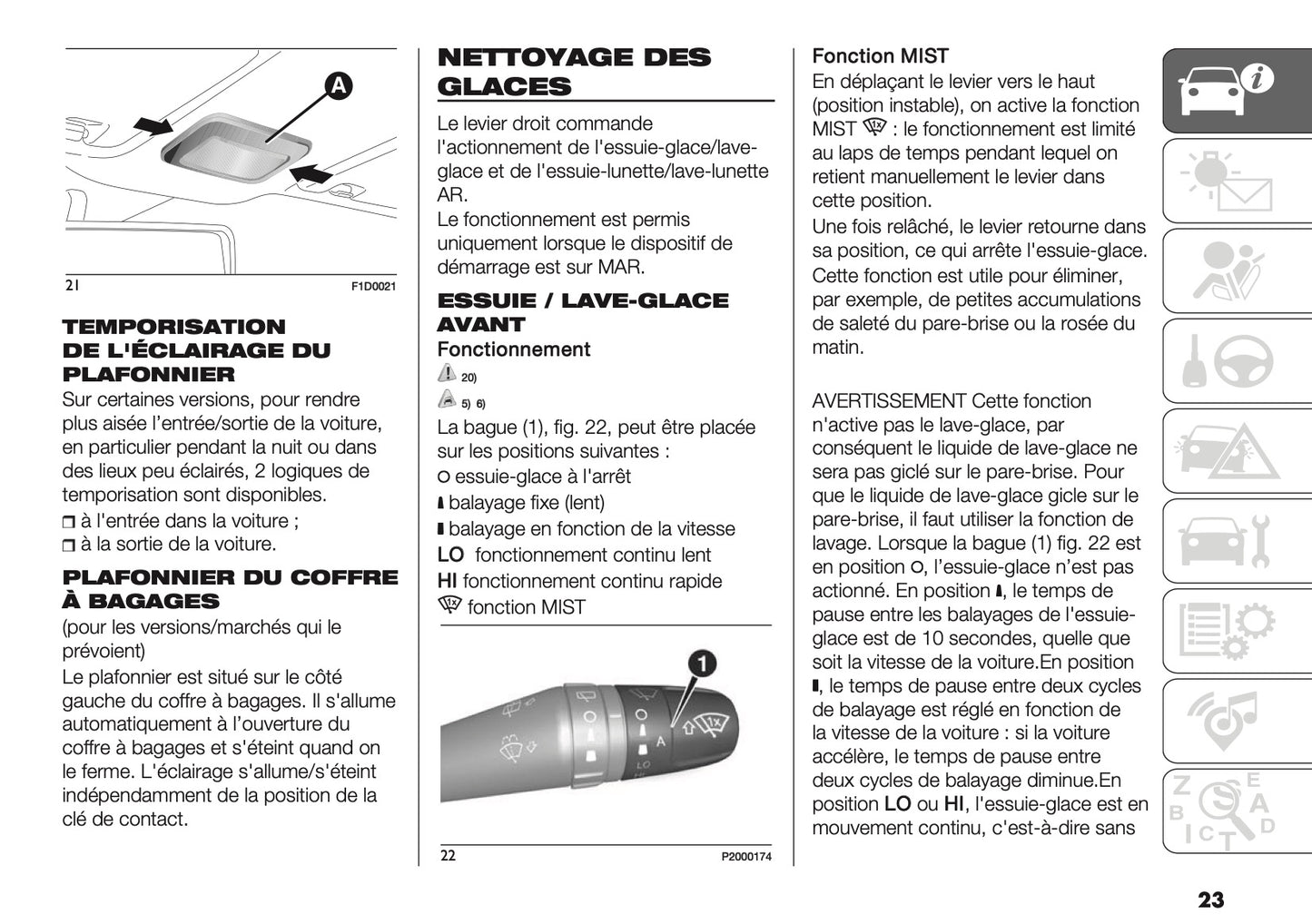 2026 Fiat Panda/Pandina Owner's Manual | French