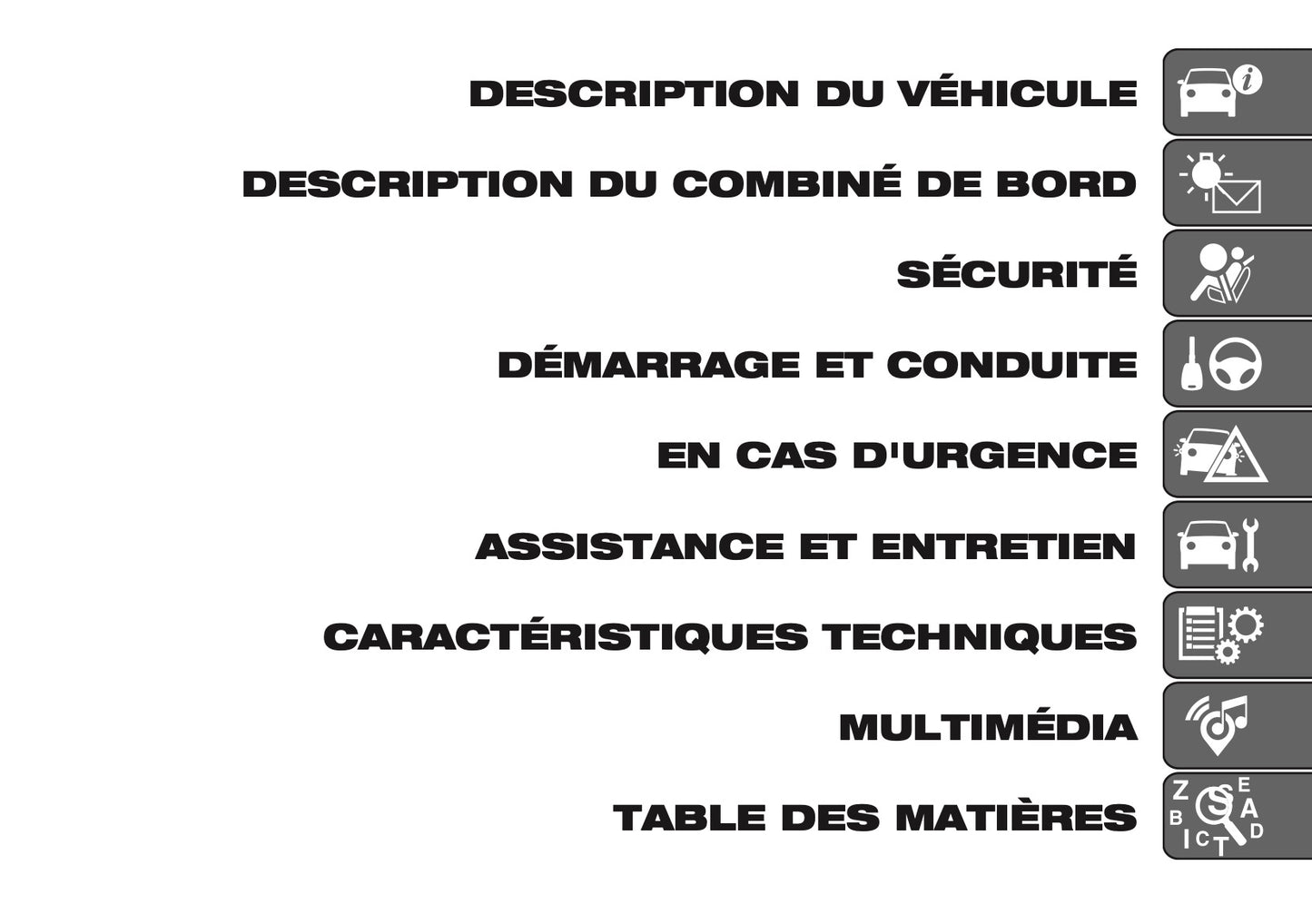 2026 Fiat Panda/Pandina Owner's Manual | French