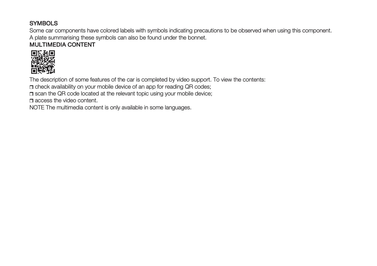 2024-2025 Fiat Panda/Panda Cross Owner's Manual | English