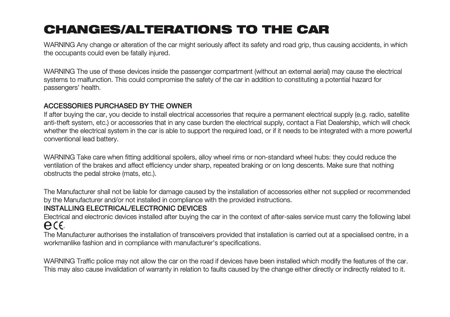 2024-2025 Fiat Panda/Panda Cross Owner's Manual | English