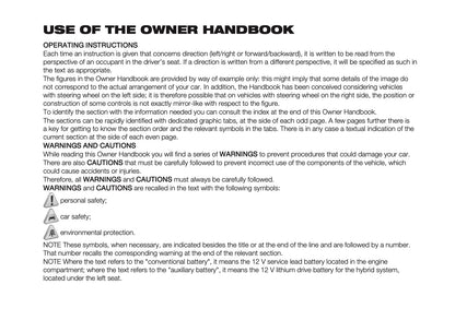 2026 Fiat Panda/Pandina Owner's Manual | English