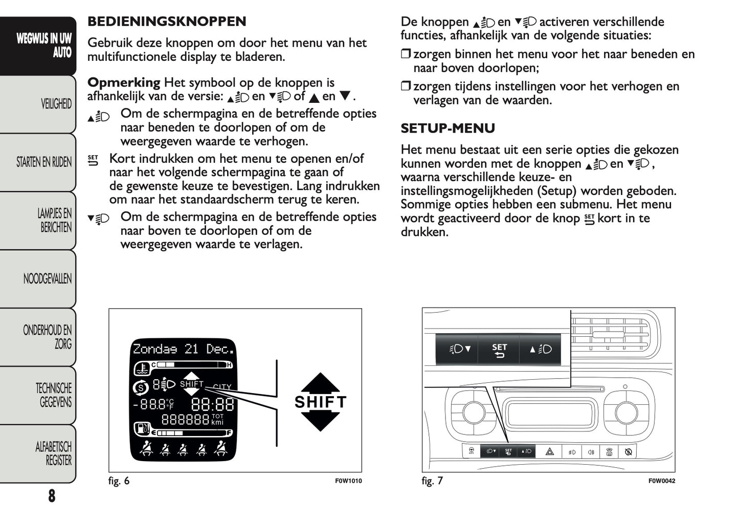 2013 Fiat Panda Owner's Manual | Dutch
