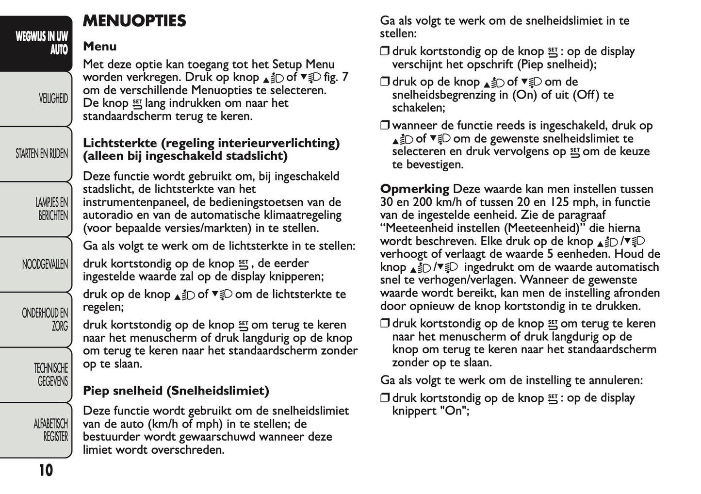 2013 Fiat Panda Owner's Manual | Dutch