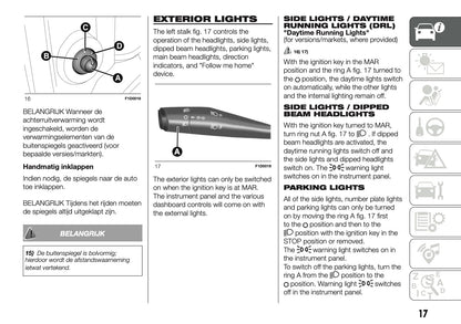 2018-2019 Fiat Panda Gebruikershandleiding | Nederlands
