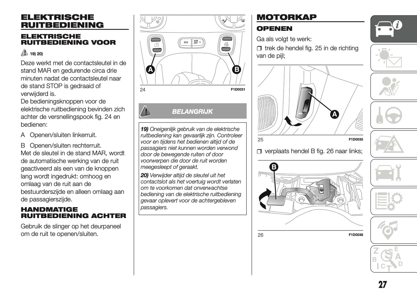 2018-2019 Fiat Panda Gebruikershandleiding | Nederlands