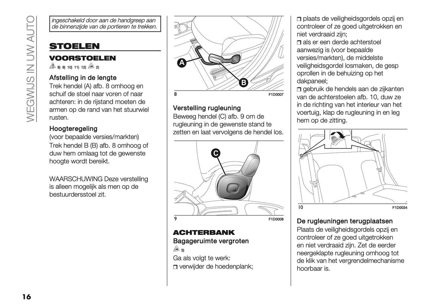 2026 Fiat Panda/Pandina Owner's Manual | Dutch