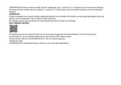 2026 Fiat Panda/Pandina Owner's Manual | Dutch