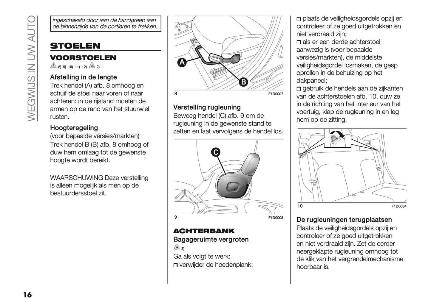 2024-2025 Fiat Panda/Pandina Gebruikershandleiding | Nederlands
