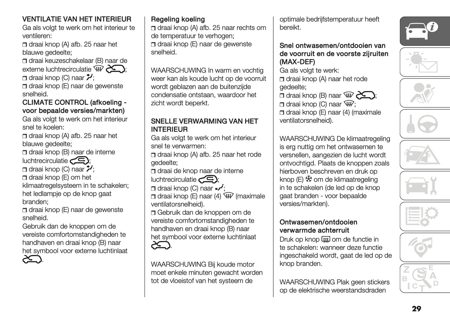 2024-2025 Fiat Panda/Pandina Gebruikershandleiding | Nederlands