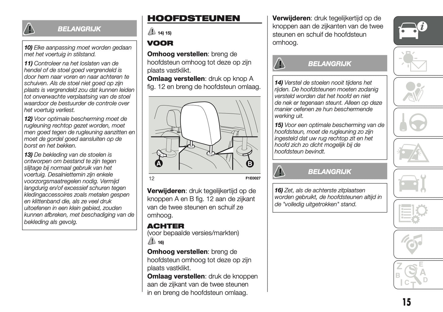 2017 Fiat Punto Easy Gebruikershandleiding | Nederlands