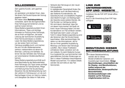 2026 Fiat Scudo/Ulysse Owner's Manual | German