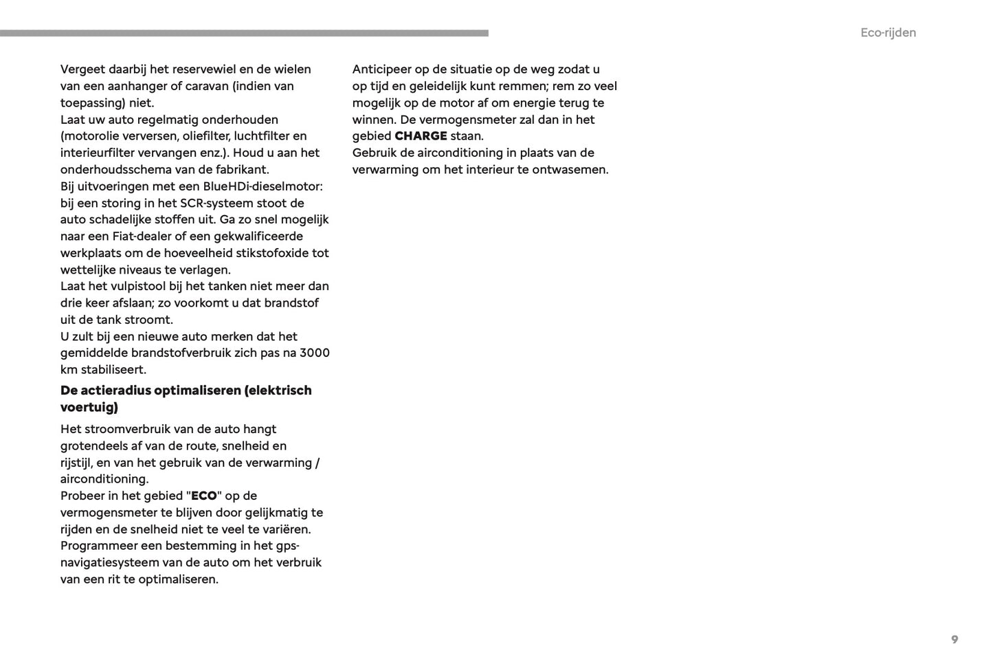 2023-2025 Fiat Scudo/E-Scudo Ulysse/E-Ulysse Gebruikershandleiding | Nederlands