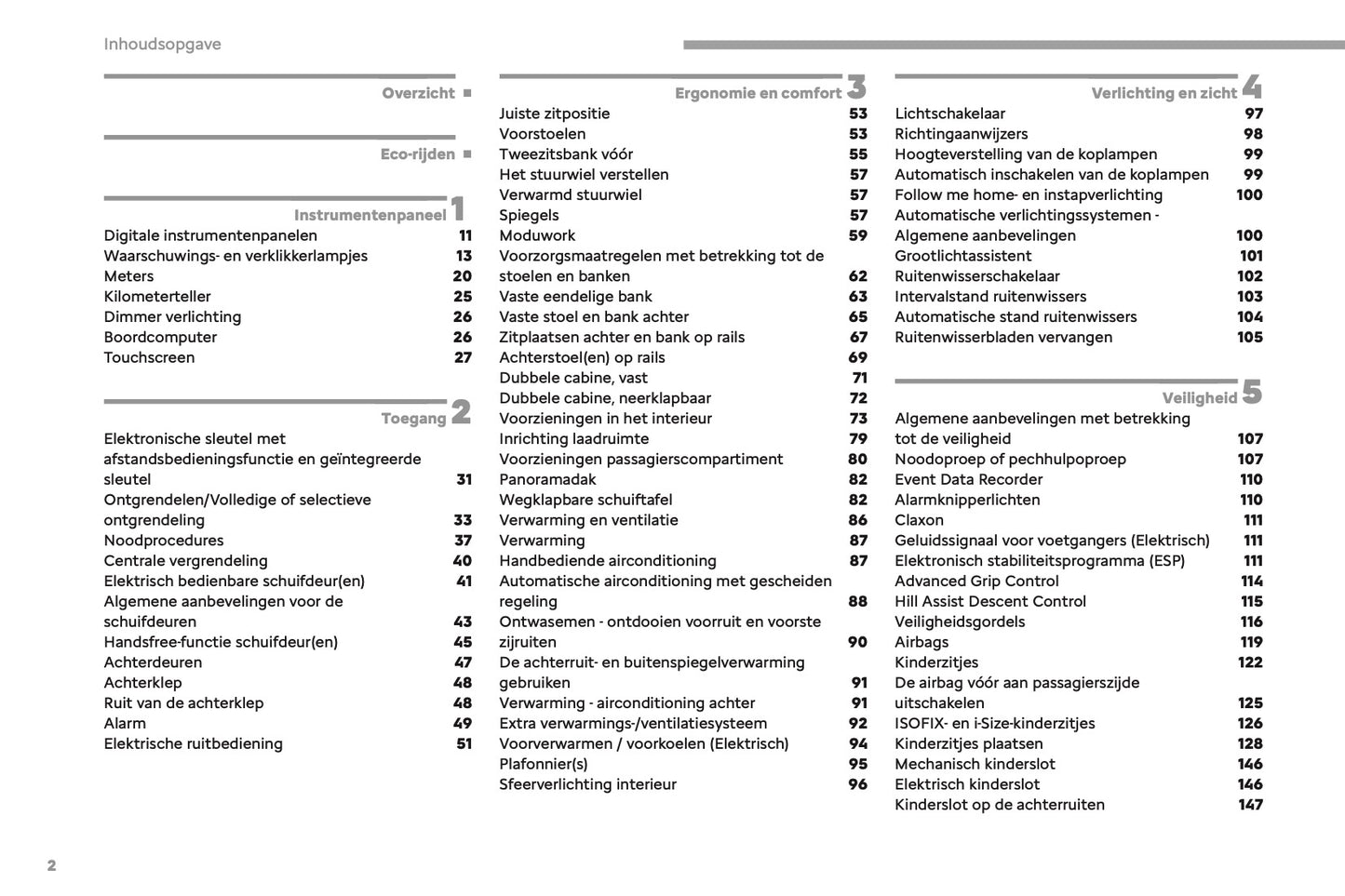 2023-2025 Fiat Scudo/E-Scudo Ulysse/E-Ulysse Gebruikershandleiding | Nederlands