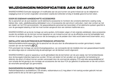 2023-2024 Fiat Tipo 5 Door/Tipo Station Wagon Owner's Manual | Dutch