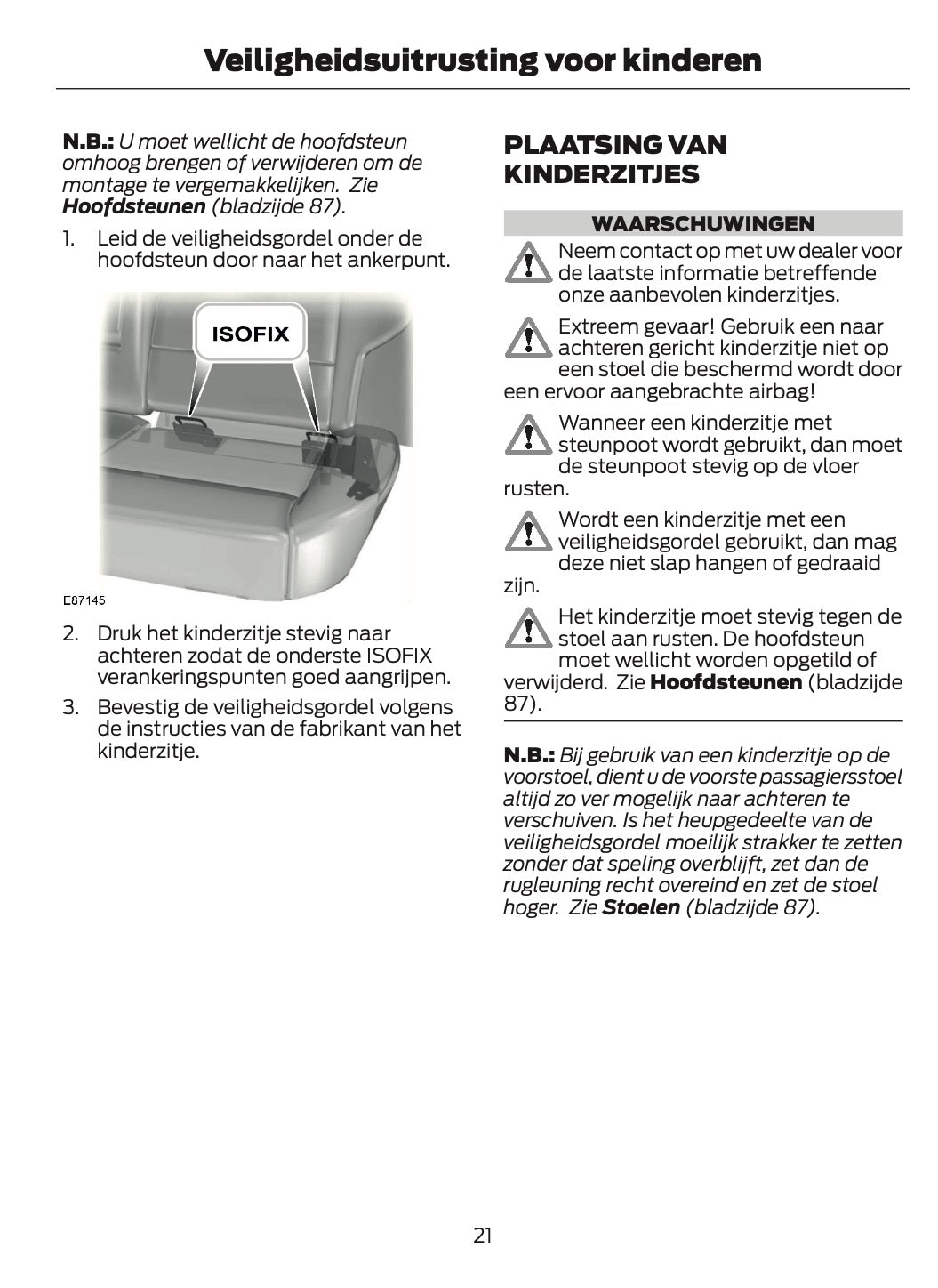 2014-2015 Ford B-Max Gebruikershandleiding | Nederlands