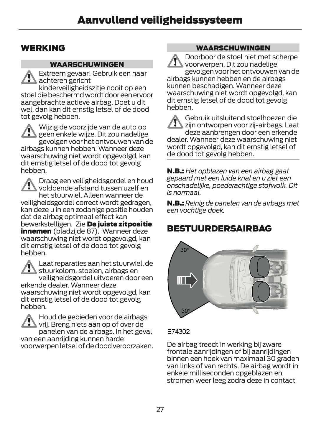 2014-2015 Ford B-Max Gebruikershandleiding | Nederlands