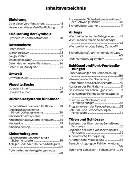 2024-2025 Ford Bronco Owner's Manual | German