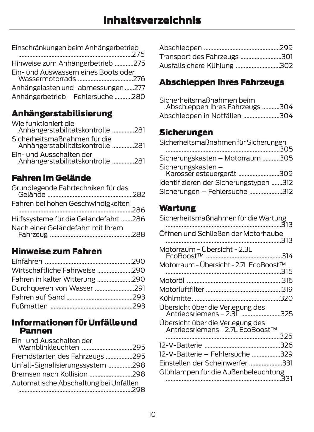 2026 Ford Bronco Owner's Manual | German