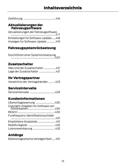 2026 Ford Bronco Owner's Manual | German