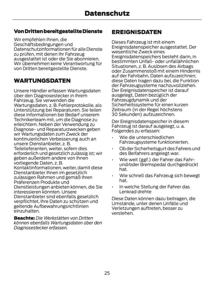 2026 Ford Bronco Owner's Manual | German