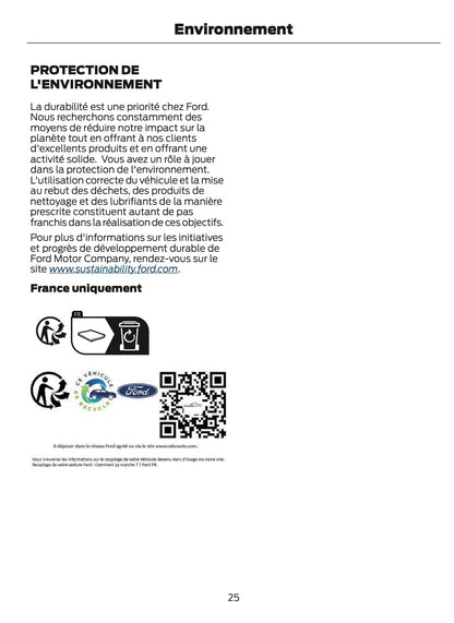 2024-2025 Ford Bronco Gebruikershandleiding | Frans