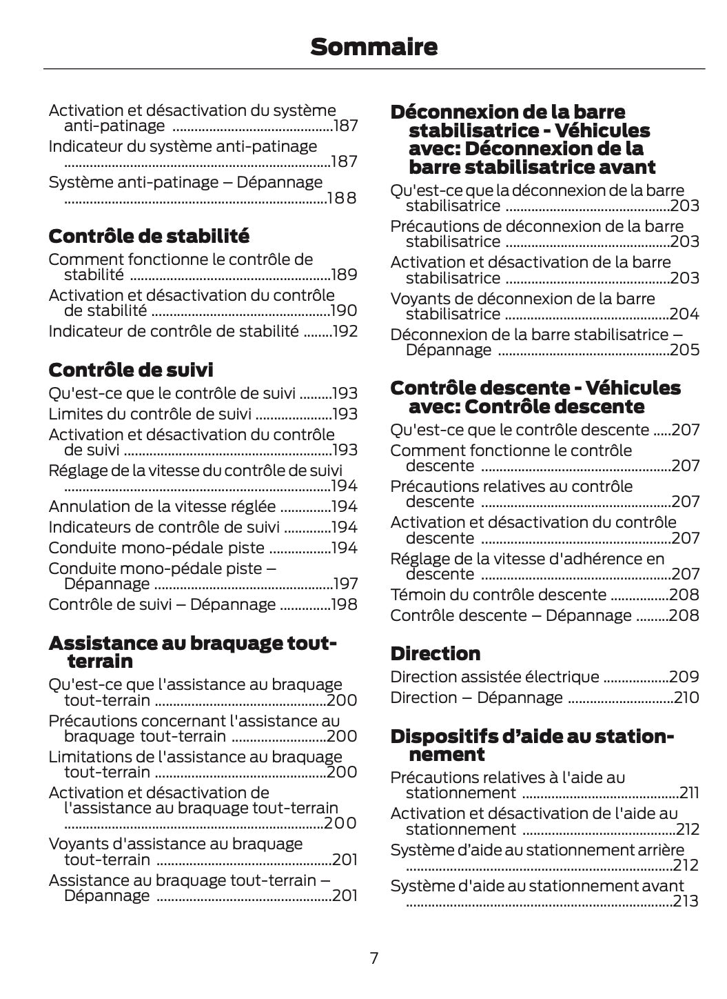 2024-2025 Ford Bronco Gebruikershandleiding | Frans