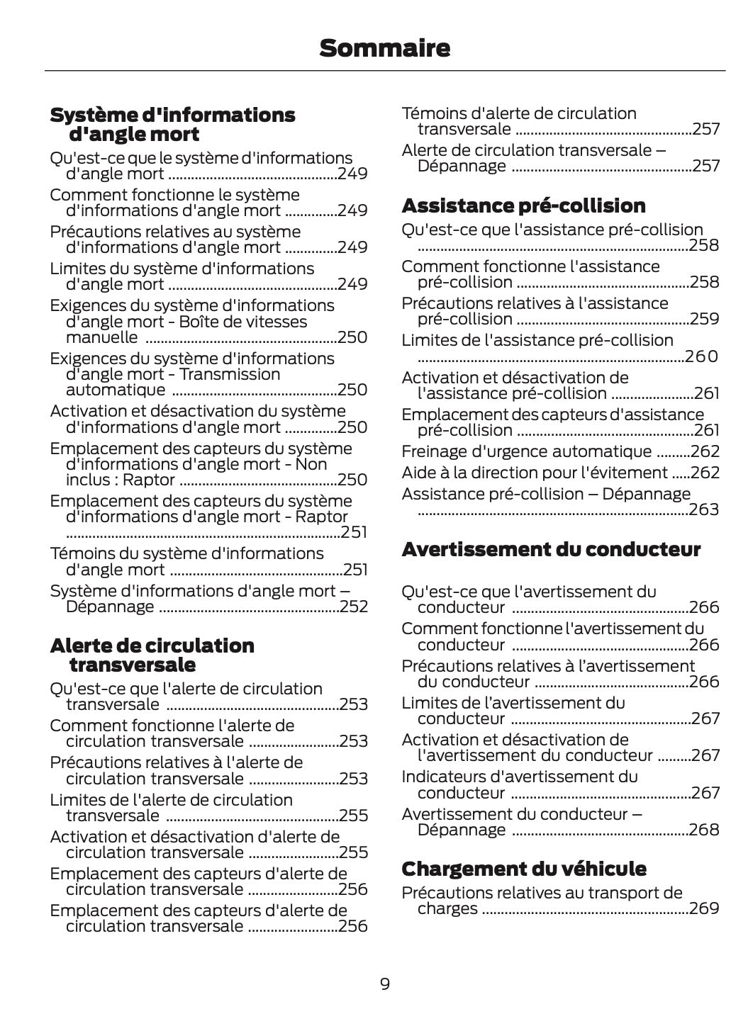 2026 Ford Bronco Owner's Manual | French