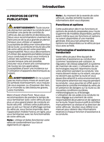 2026 Ford Bronco Owner's Manual | French