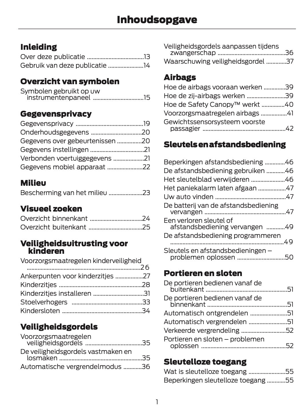 2024-2025 Ford Bronco Gebruikershandleiding | Nederlands