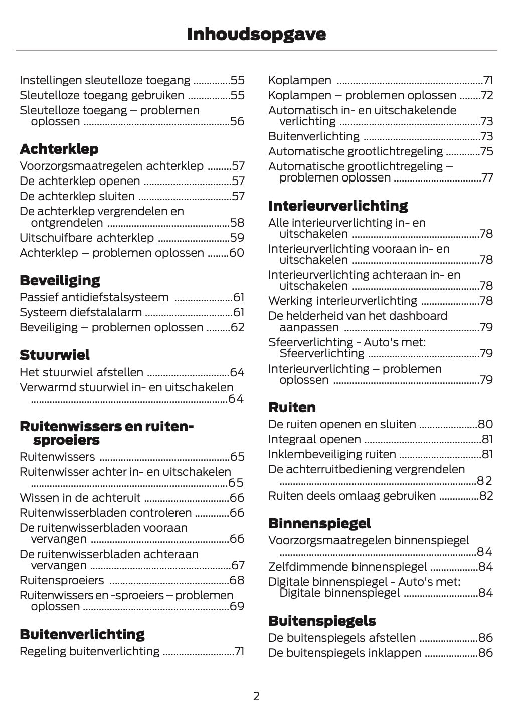 2024-2025 Ford Bronco Gebruikershandleiding | Nederlands