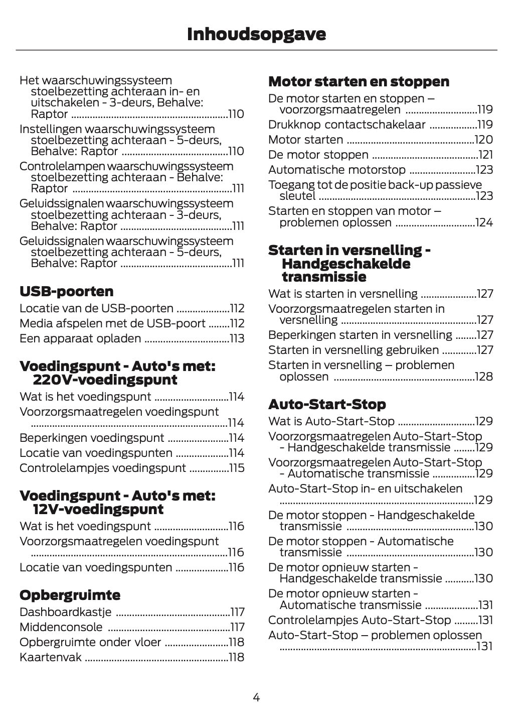 2024-2025 Ford Bronco Gebruikershandleiding | Nederlands