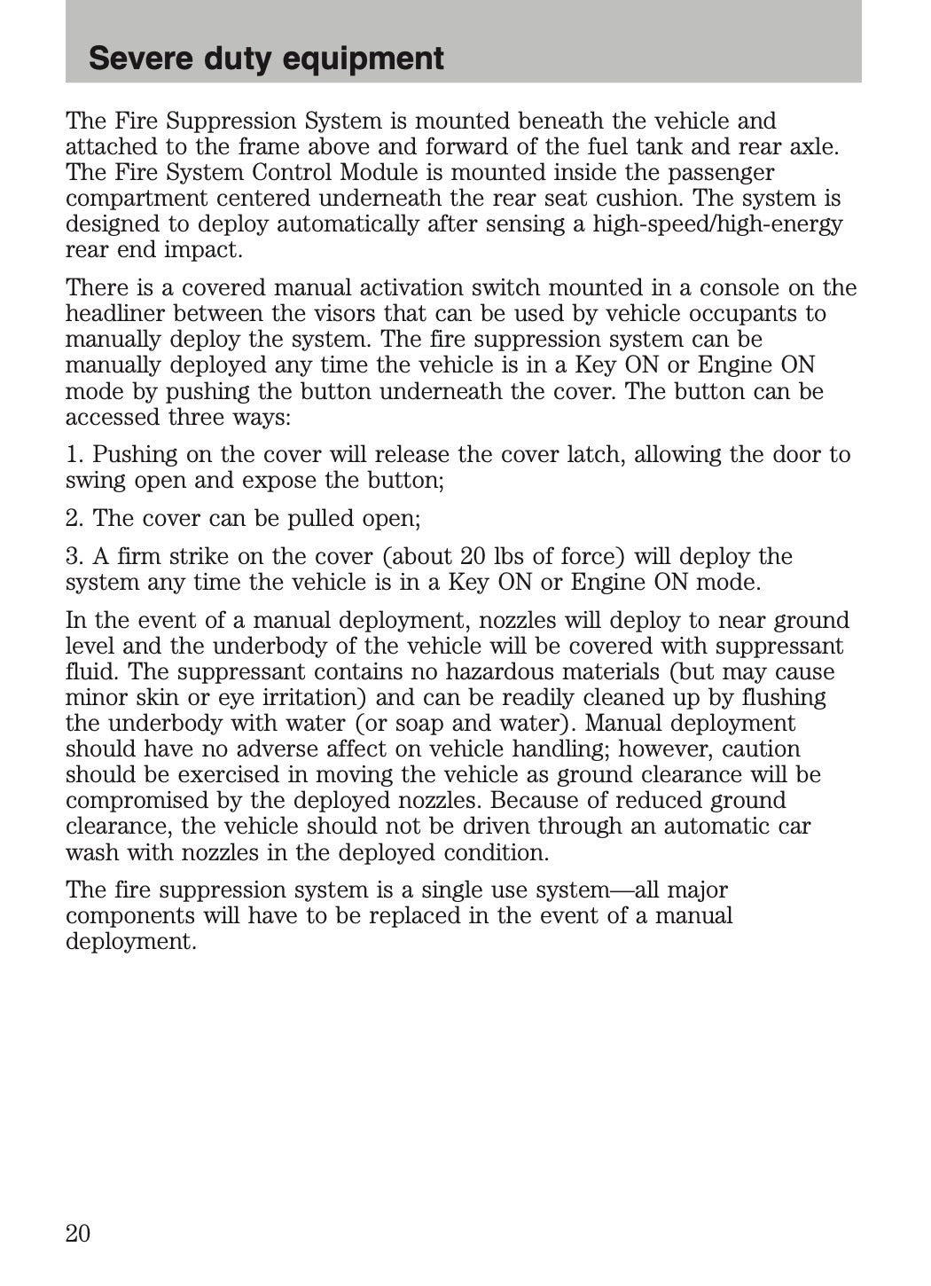 2009-2011 Ford Crown Victoria Police Fleet Supplement Manual | English US