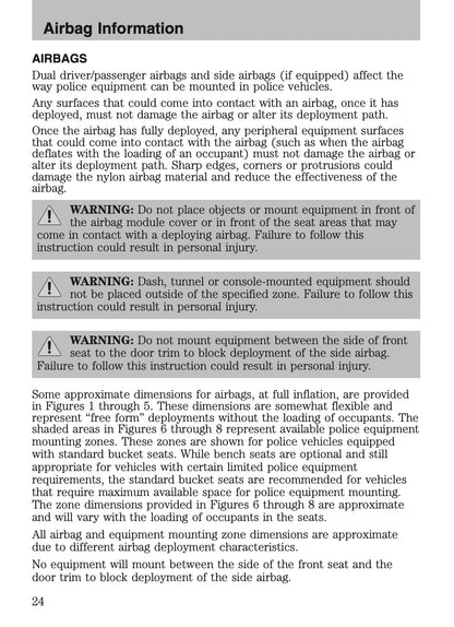 2009-2011 Ford Crown Victoria Police Fleet Supplement Manual | English US