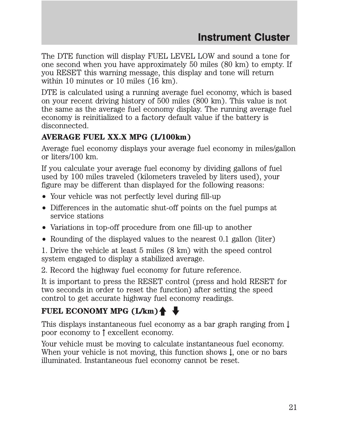 2010 Ford Crown Victoria/Mercury Grand Marquis Owner's Manual | English US