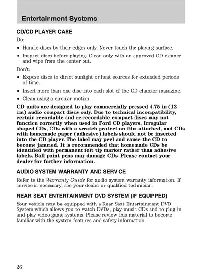 2005 Ford Excursion Owner's Manual | English US