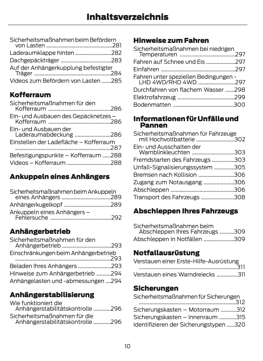 2024-2025 Ford Explorer Owner's Manual | German