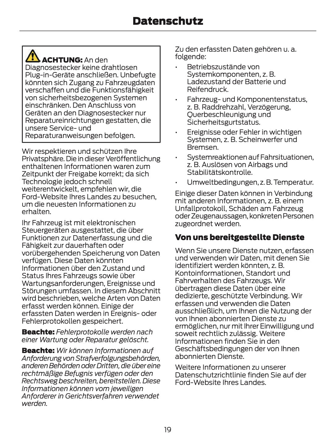 2024-2025 Ford Explorer Owner's Manual | German